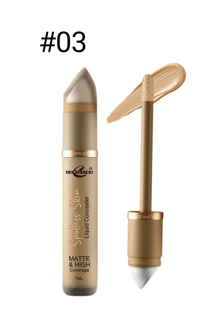 Christine Liquid Concealer Matte & High Coverage - Shade 03