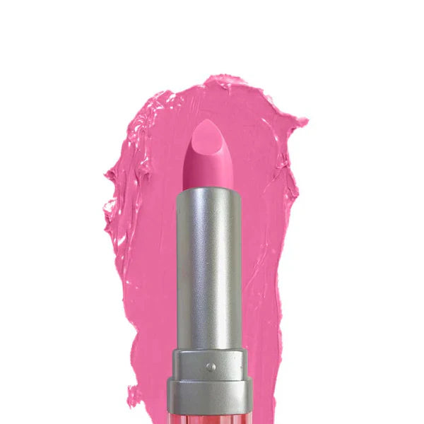 Glamorous Face Matte Lipstick with Vitamin E & Aloe Vera Extracts (Pink Case)