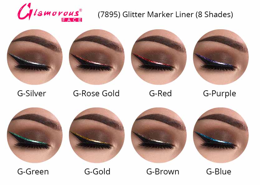 Glamorous Face Glitter Marker Liner