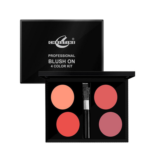 Christine Professional Blush-On 4 Color Kit Shade 01 - FlyingCart.pk