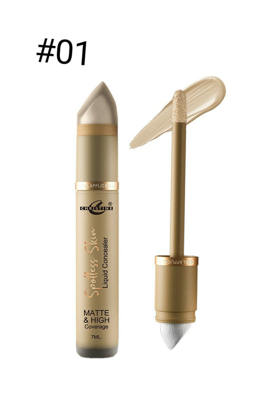 Christine Liquid Concealer Matte & High Coverage - Shade 01