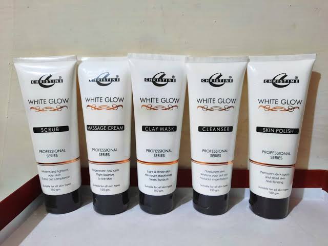 Christine White Glow Facial Tubes
