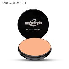 Christine Oil Free Pan Cake Natural Brown - 18