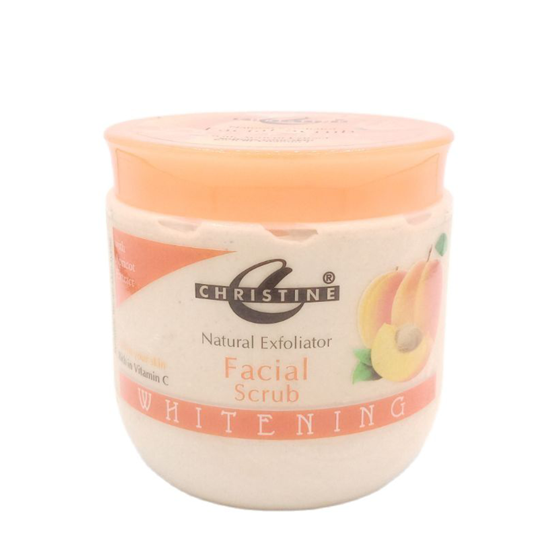 Christine Whitening Scrub Jar (Apricot Extracts) - FlyingCart.pk